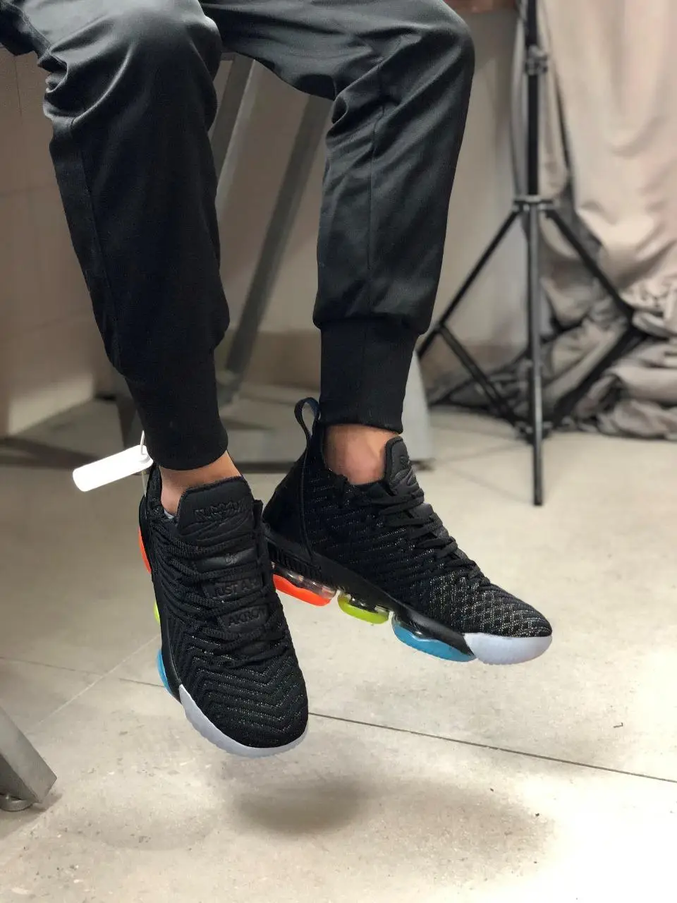 LeBron 16 16s XVI GS James Баскетбольная обувь, кроссовки, серый King I Promise Oreo Thru MVP, мужские кроссовки, 36-46