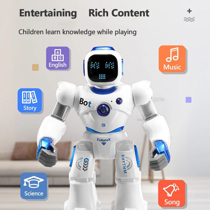 APP Control 2.4GHz Dual Mode Programming Demo RC Robot Walk/Glide Switch Touch Sensing Voice Record Singing Dance Puzzle RC Toys, robot dance toys,robot toy,remote control dog toy,remote control robot toy