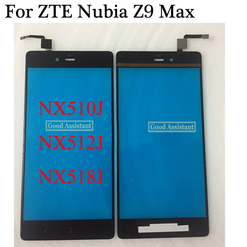Черный/белый 5 дюймов для ZTE Nubia Z9 Max NX510J NX512J NX518J Сенсорная панель дигитайзер