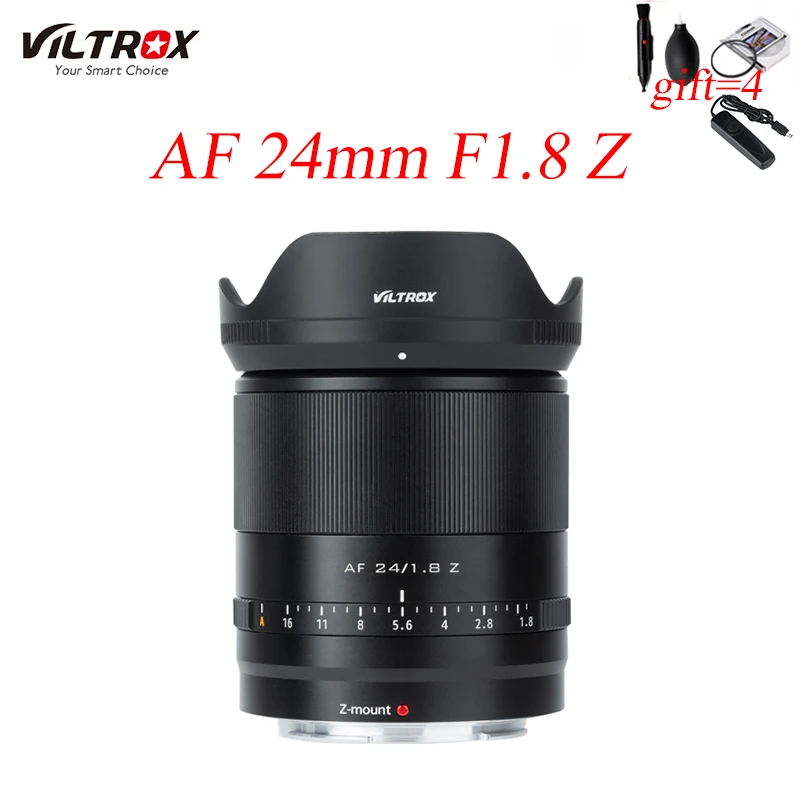 

Viltrox 24mm F1.8 Z Camera Lens full frame Auto Focus Portrait Prime Eyes Focus AF For Nikon Z ZFC Z50 Z5 Z6 Z6II Z7 Mirrorless