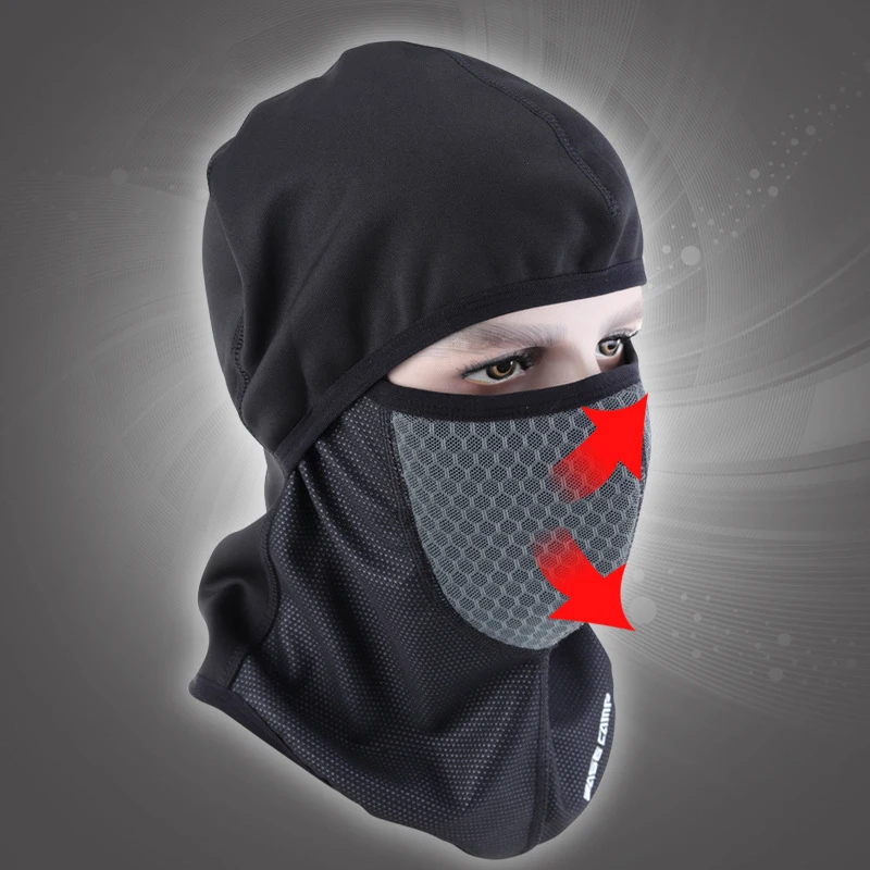 Winter Warm Polar Fleece Anti-haze Face Mask Headgear Windproof Dustproof Cap Double-layer fabric keep warm Optional color