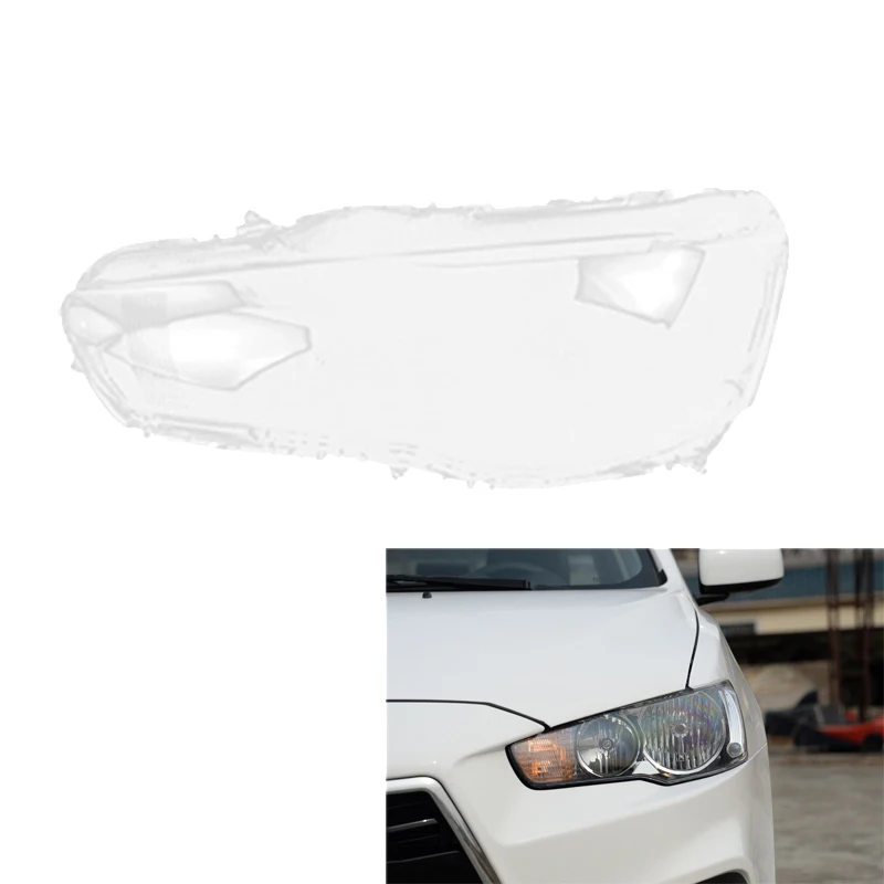 Автомобильная крышка для линз передних фар, сменная фара для Mitsubishi Outlander EX 2007 2008 2009