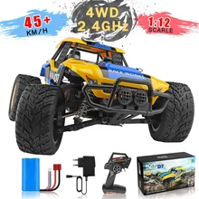 1:12 Масштаб большой пульт дистанционного управления 4x4 внедорожный монстр грузовик Электрический вездеход водонепроницаемые игрушки грузовики для детей и взрослых подарки