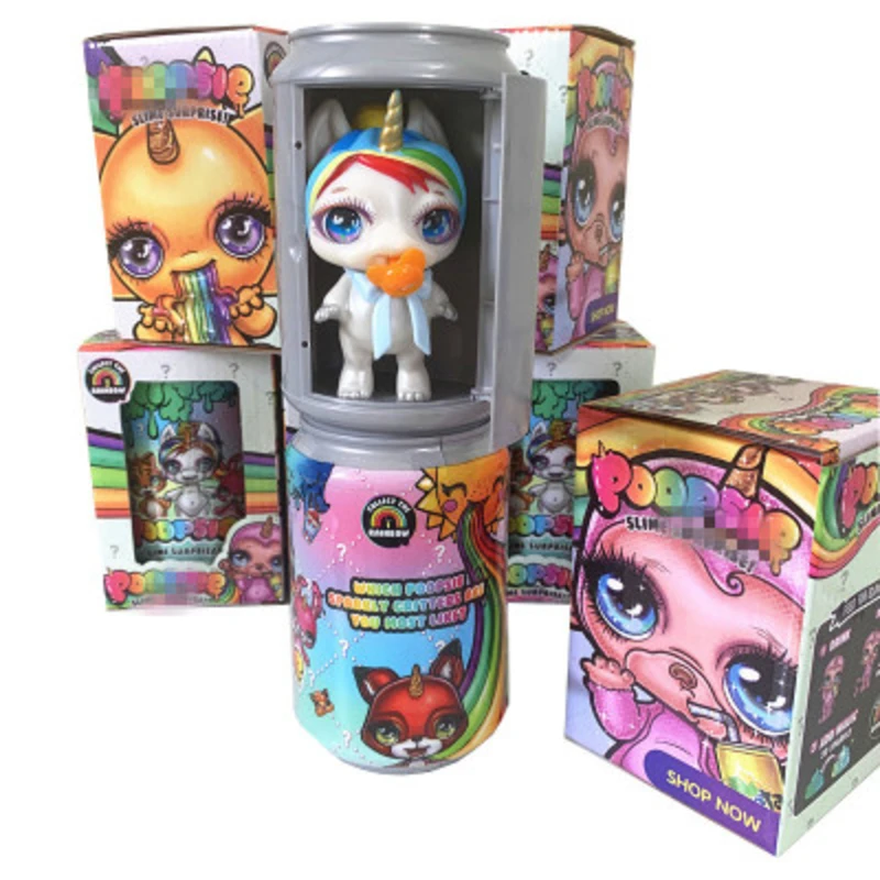 

Magic Shake Le Unicorn Toy Blind Box Color Mud Surprise Doll Cans Children's Fun Toys Halloween Gifts