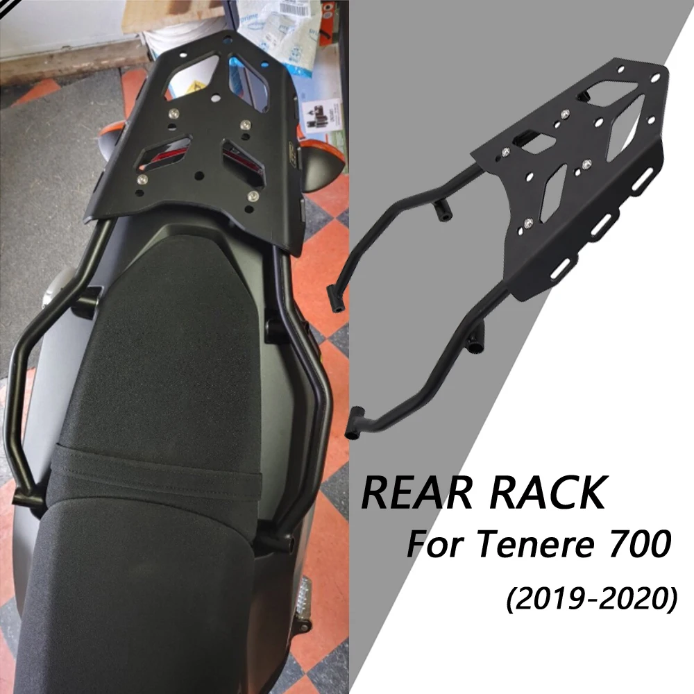 

NEW Motorcycle Accessories Top Case Rear Rack Carrier For Yamaha Tenere 700 2020 2019 Rear Luggage Rack