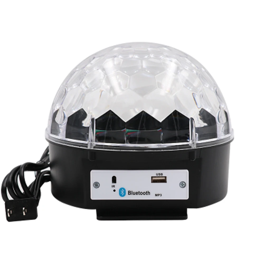 

Portable Crystal Magic Ball Light Loudspeaker Voice Control Disco Party KTV Bluetooth Lamp LED Music Light Smart MP3 Projector