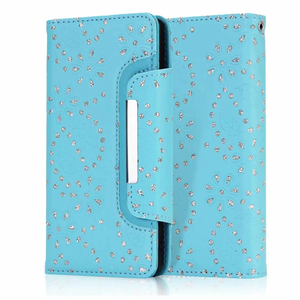 

Maple Leaf Flower Case for SamsungNote 10 Plus Case Detachable Magnetic Flip Leather Card Slots Case for Samsung S8 S9 S10 Cases