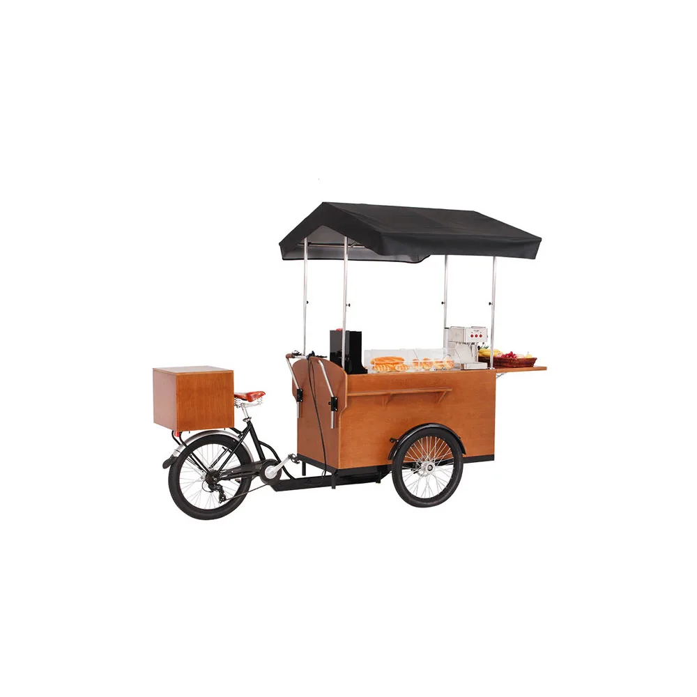 Уличная китайская передвижная кофейня киоск тележка закуска велосипед | Бытовая