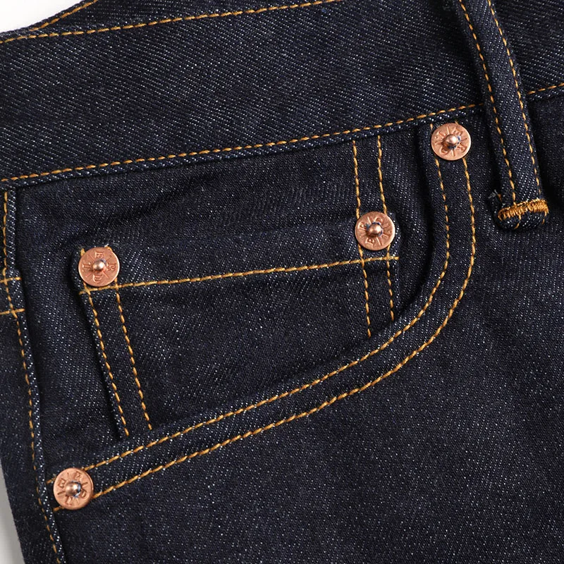 Red Tornado O3D10 12oz Low-Rise Jeans For Men Selvedge Denim Straight Slim Fit 3