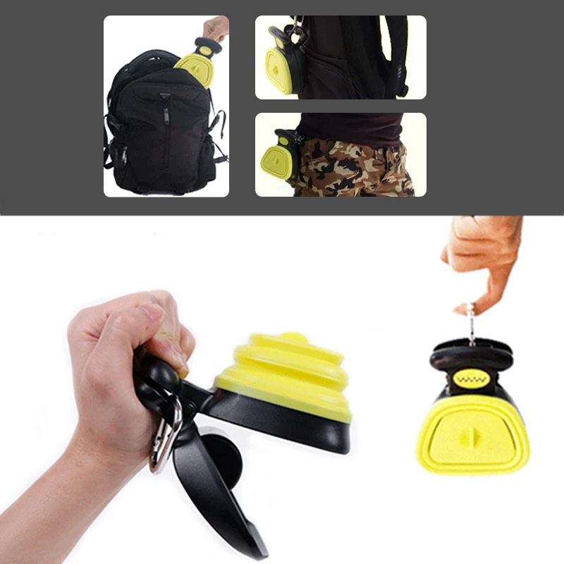 

Silicone Plastic Dog Pet Travel Foldable Pooper Scooper Poop Scoop Clean Pick Up Cleaner With Litter Bag Holder Perros