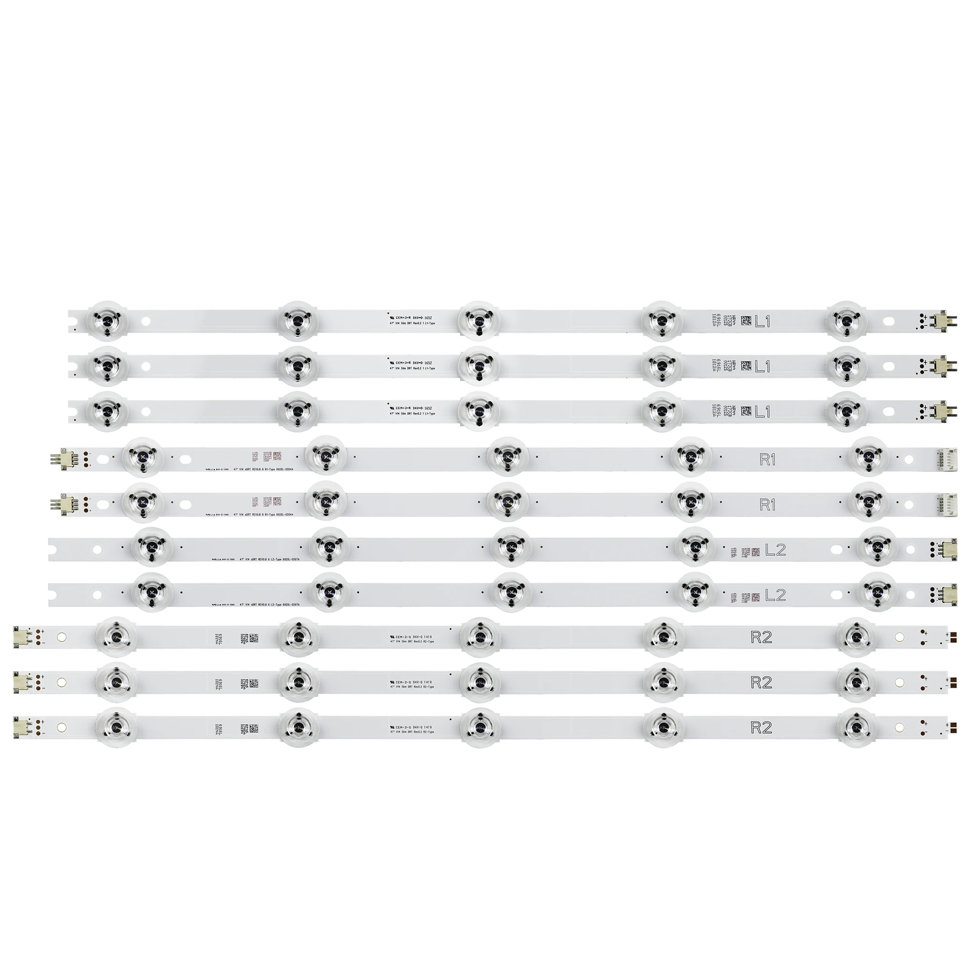 Светодиодная лента для LG 47 дюймов V14 sDRT REV0.8 6 L2 + R2 L1 R1 6920L-0507A 6916L-1819A 6920L-0506A 6916L-1818B