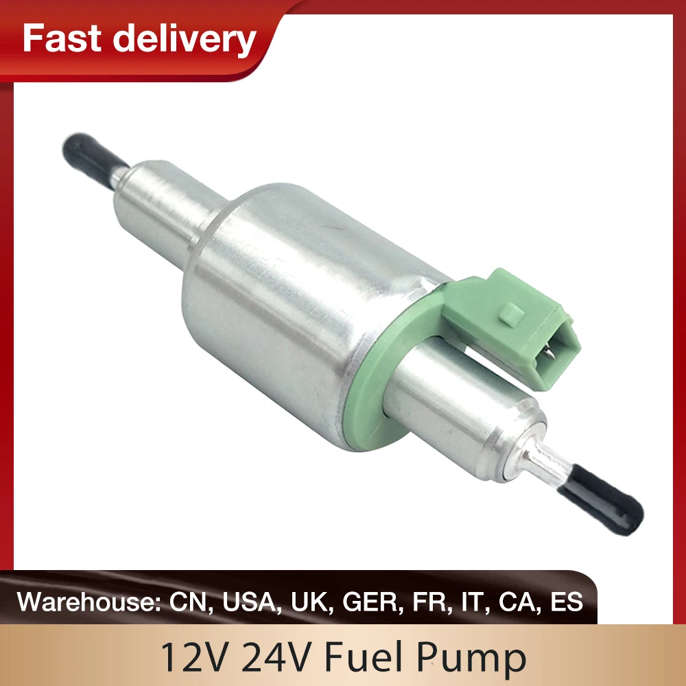 12V/24V Car Electric Fuel Pump Truck Oil Fuel Pump Air Parking Heater Pulse Metering Pump 2KW-6KW Car Air Heater Diesels Pump 