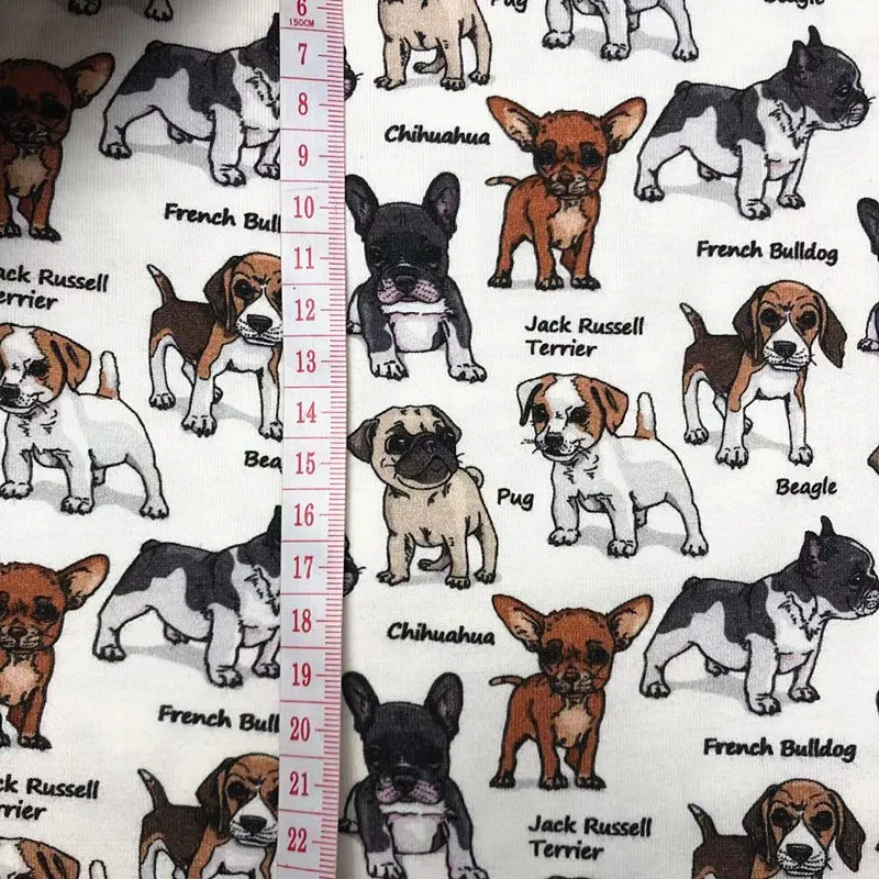 

Hot Sale Baby Cotton Stretch Printed Knitted Jersey Digital Fabrics By Meter Kid's Clothing Children Sleepwear Textiles