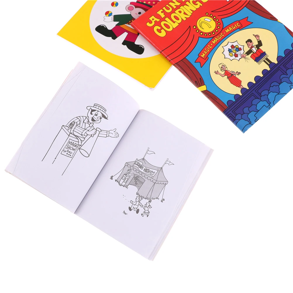 Забавная Волшебная книжка-раскраска комедия Волшебная книжка-раскраска S иллюзорные трюки детские игрушки подарок Тур крупным планом уличное волшебство трюки ZXH