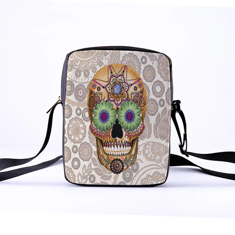

Fashion Messenger Bags for women Punk style Shoulder Bag Children Crossbody Bag for Girl skull style children bag