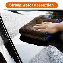 Чистящее полотенце для автомобиля, удобное супер впитывающее полотенце из микрофибры для мытья автомобиля, чистящее полотенце для домашнего использования, чистящее полотенце для автомобиля