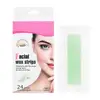 70% Hot Sale 24Pcs Professional Hair Removal Wax Strips Waxing Wipe Sticker for Face Leg Lip Eyebrow Leg Arm Body Hair Remove 3
