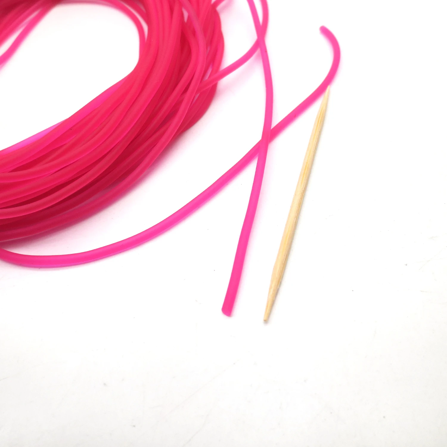 Rubber Fishing Line 1.6mm solid elastic 10m traditional level round elastic rope tied fish fishing line fishing rope