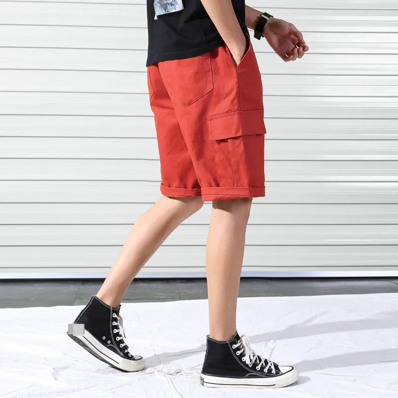 Men Knee Length Cotton Safari Style Shorts Straight Low Solid Shorts Men Casual Cotton Drawstring Hombre Summer Summer New Men Knee Length Cotton Safari Style Shorts Straight Low Solid Shorts Men Casual Cotton Drawstring Hombre Summer Summer New