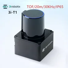 Exterior 3irobotix lidar scanner tof ao ar livre evitar obstáculos variando sensor de planejamento de caminho interação de tela grande 20m