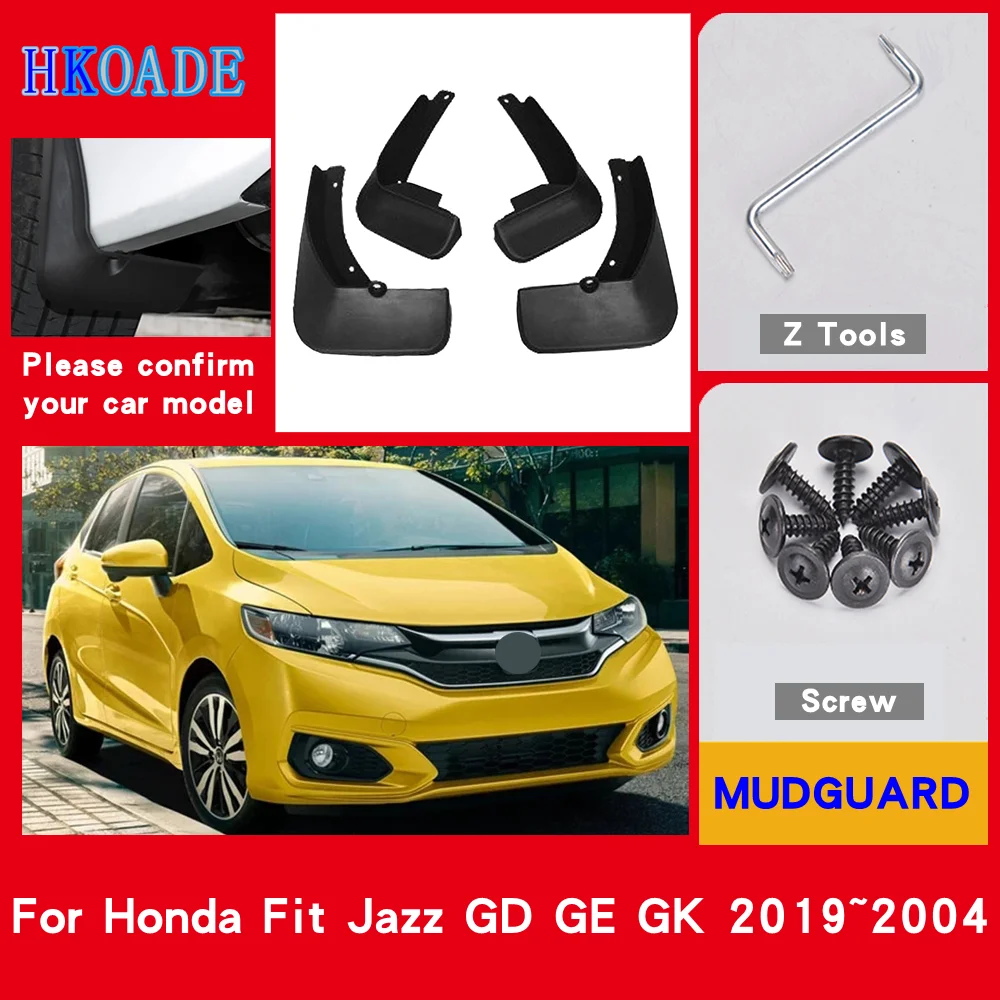 Брызговики для Honda Fit Jazz GD GE GK 2019 ~ 2004 | Автомобили и мотоциклы
