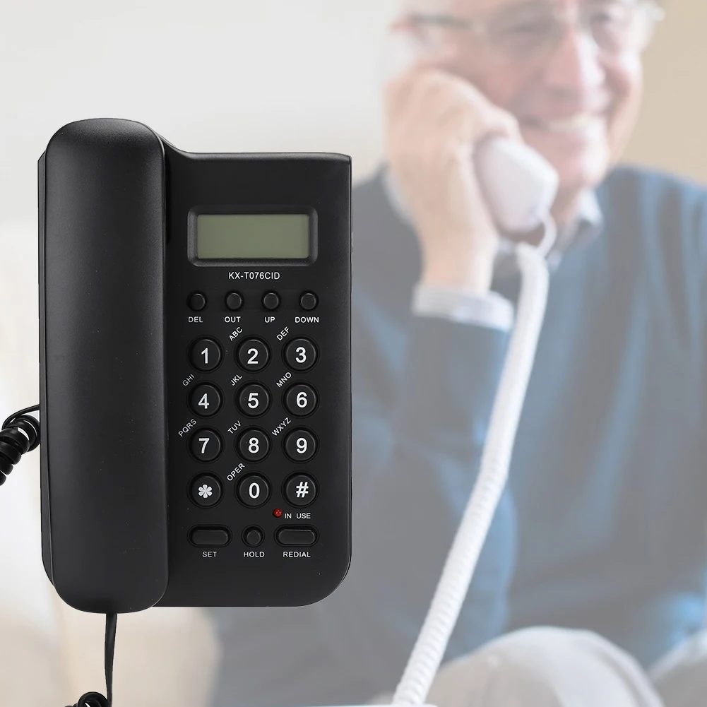 KX T076 Wired English Landline Home Office Telephone (UK Telephone Line