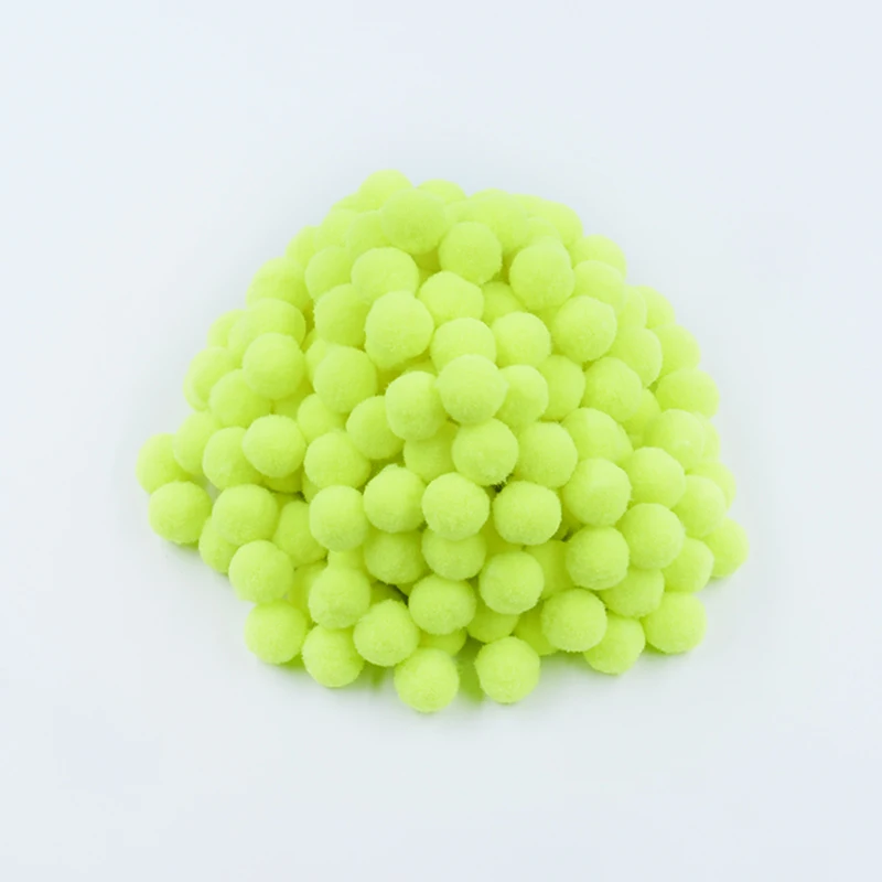 Размер 15 мм 750 шт. красочными помпонами DIY куклы одежда ручной работы Материал мягкие пушистые Pom Poms мяч для детские игрушки «сделай сам» Аксессуары
