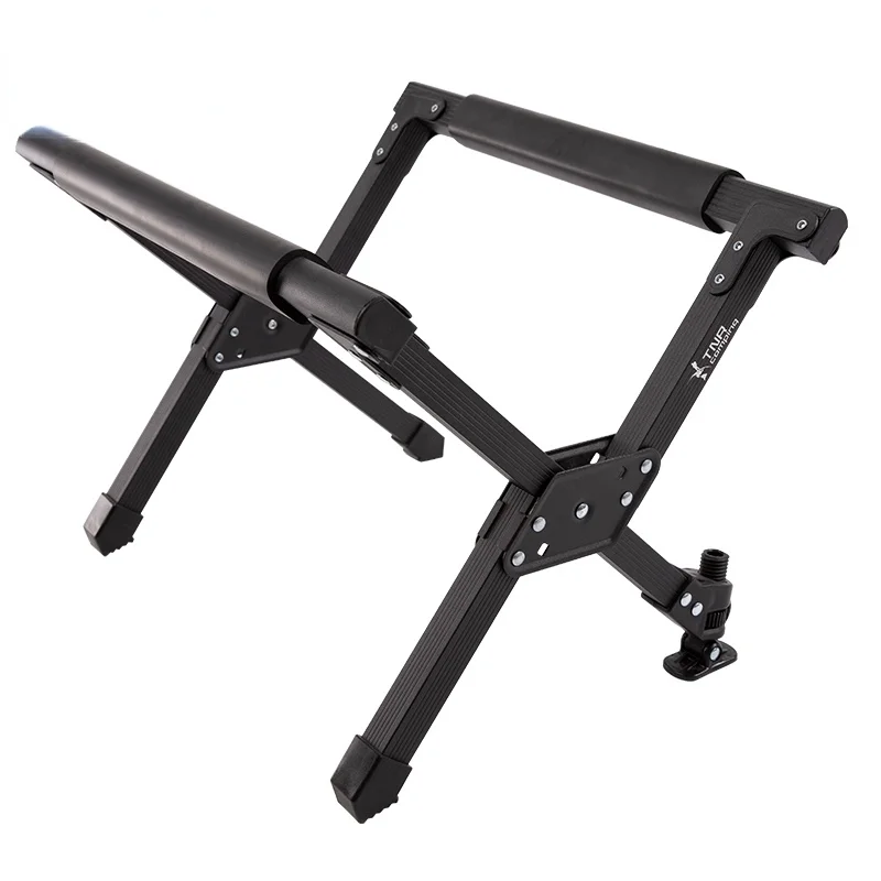 

Folding Portable Aluminum alloy Cooler Ice Box Bracket Fridge Stand Camping Fishing Picnic Shelf for Picnic BBQ Bracket
