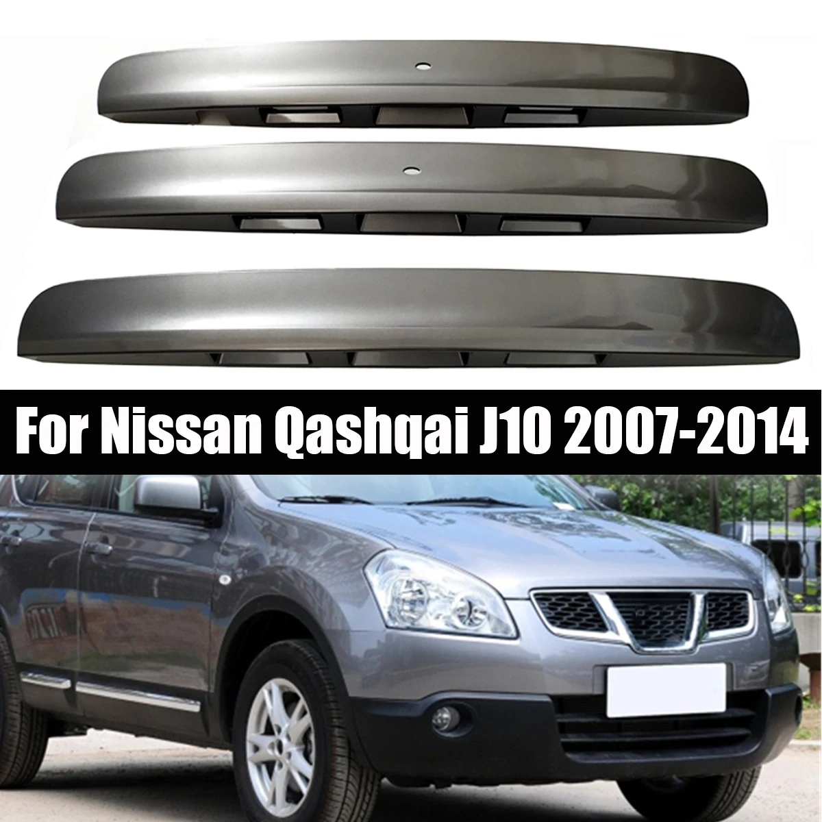 Крышка багажника для Nissan Qashqai J10 2007 ~ 2014 3 типа окрашенная Серая задняя крышка с/без