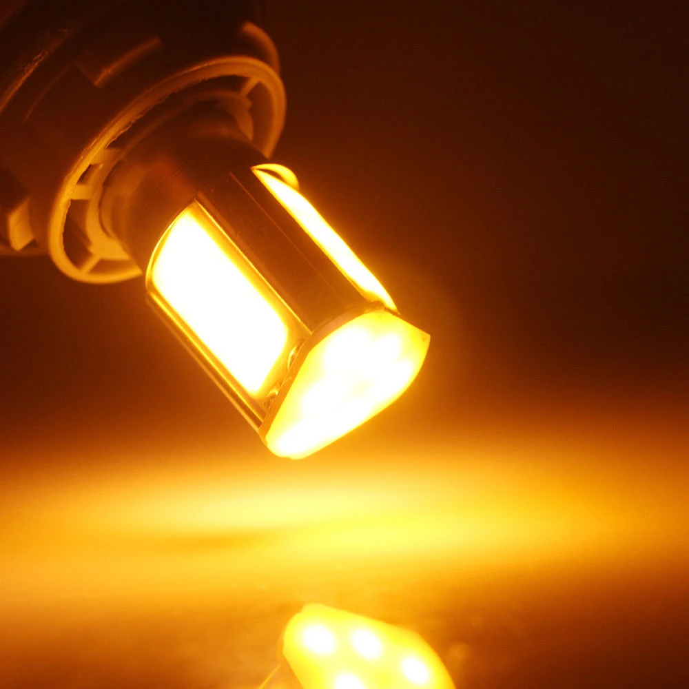 Указатель поворота Реверсивные огни стоп-сигнала 1156 1157 P21W COB 24SMD Светодиодный лампа для автомобиля Резервное копирование Хвост