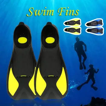 

A Pair Swimming Fins Snorkeling Flipper Diving Fins Swimming Equipment XS/S/M/L