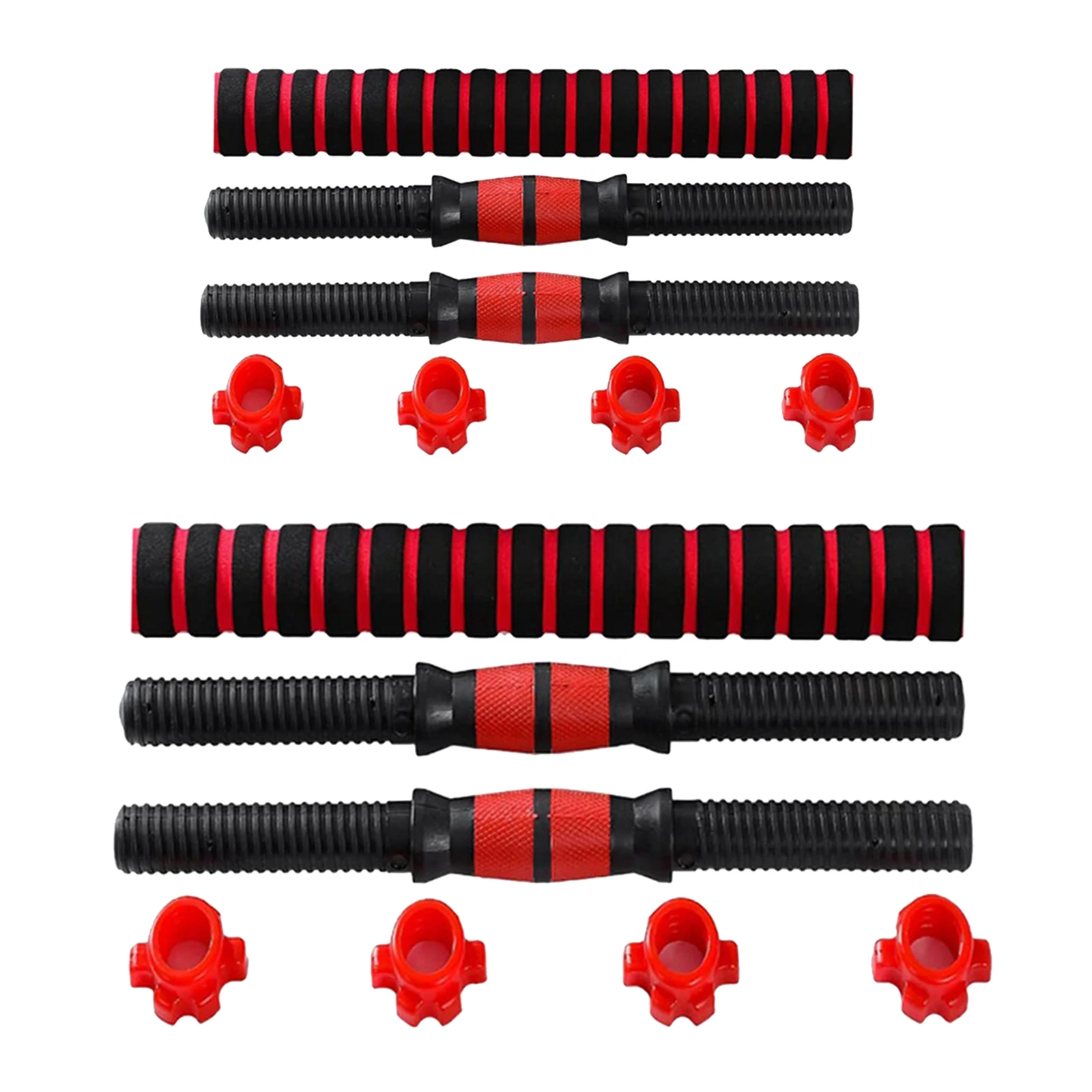 Anti-slip Dumbbell Handle Connect Joint Barbells Bar Extender Collar Fitness Workout Strength Training Equipment Accessories