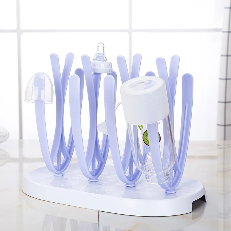 

Creative Large Holder Hollow out Bottle Drying Rack Bacteria Dust Multi-functional Pacifier Glass Storage Rack Draining Shelf