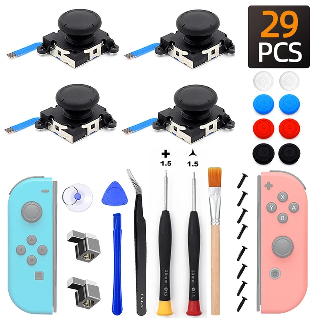 Kit d'outils de réparation de tournevis Joy-Con pour Nintendo Switch Lite,  manette analogique 3D, pièces de rechange pour manette NS - AliExpress