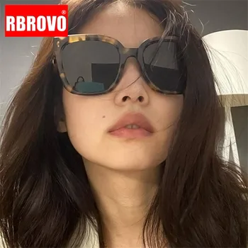 

RBROVO 2020 Square Retro Sunglasses Women Luxury Brand Glasses Women/Men Small Eyeglasses Women Mirror Oculos De Sol Feminino