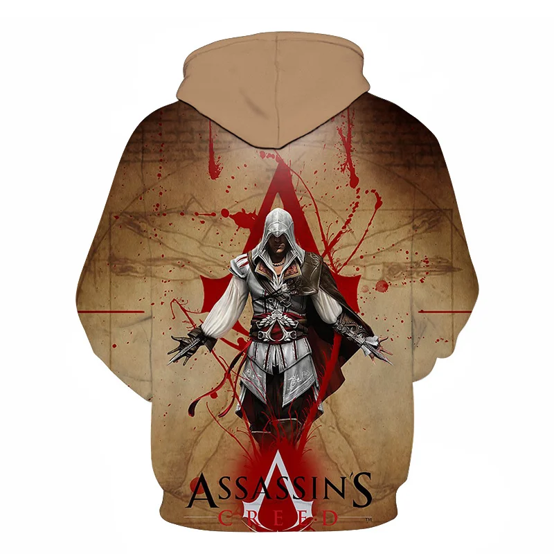 Новая распродажа Assassins Creed уличная 3D мужские толстовки с принтом Одежда для игры толстовка мужская с длинным рукавом хип хоп Толстовка дропшиппинг