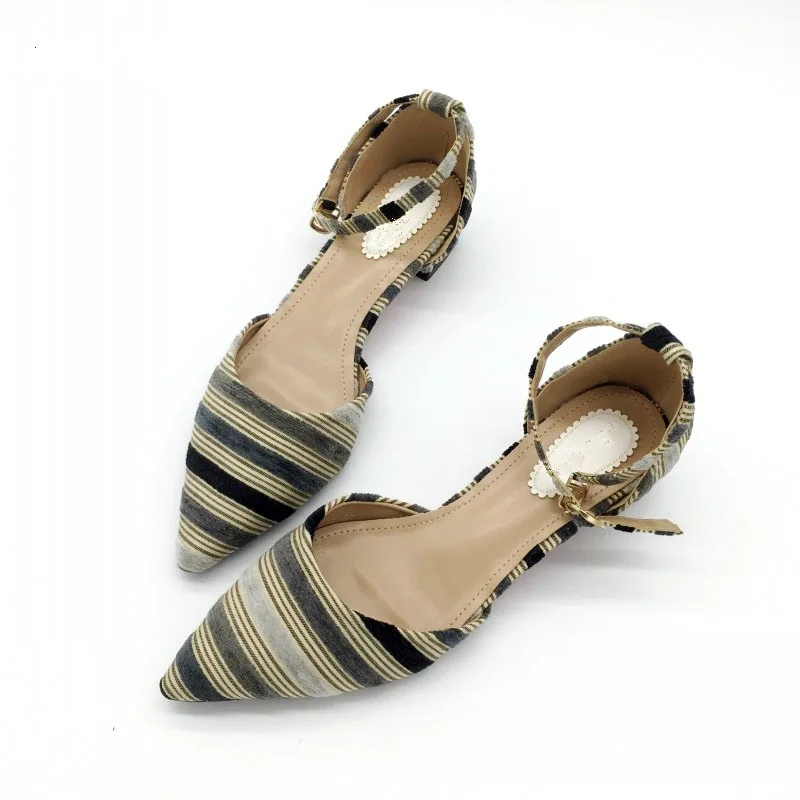 2019-Newest-Shoes-Women-Fashion-Female-Pumps-Stripe-Shallow-Square-Heel-Buckle-Strap-Summer-Ladies-Work (1)
