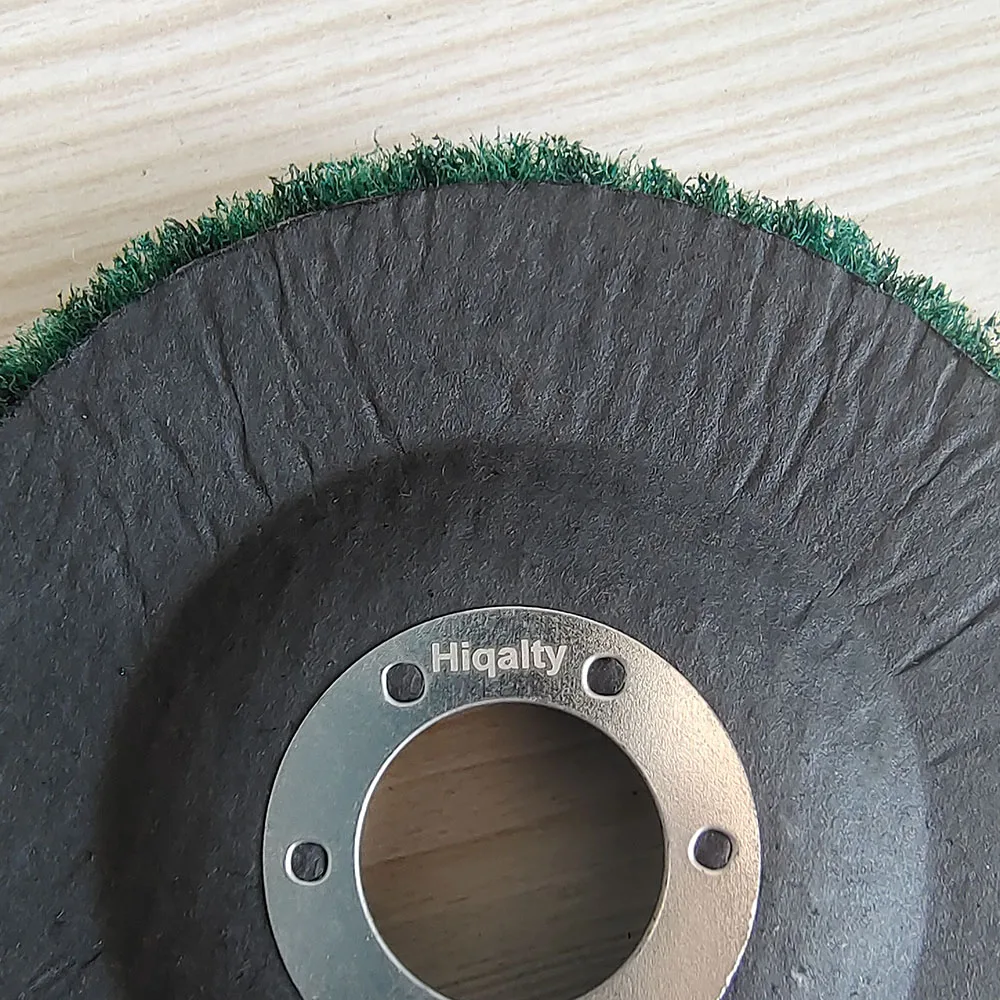 Discos abrasivos pulidora de aleta fibra de nailon para amoladoras eléctricas, 5 pulgadas, 125x22mm