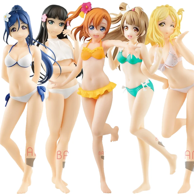 22 см EXQ Оригинальные фигурки аниме Love Live sunshine School idol project Swimwear Ver ПВХ экшн коллекция