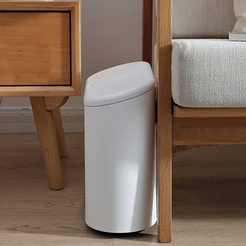 

Trash Can High Capacity Plastic Garbage Bag Holder Container Dustbin Bucket Waste Bin for Toilet Kitchen Bathroom With Lid