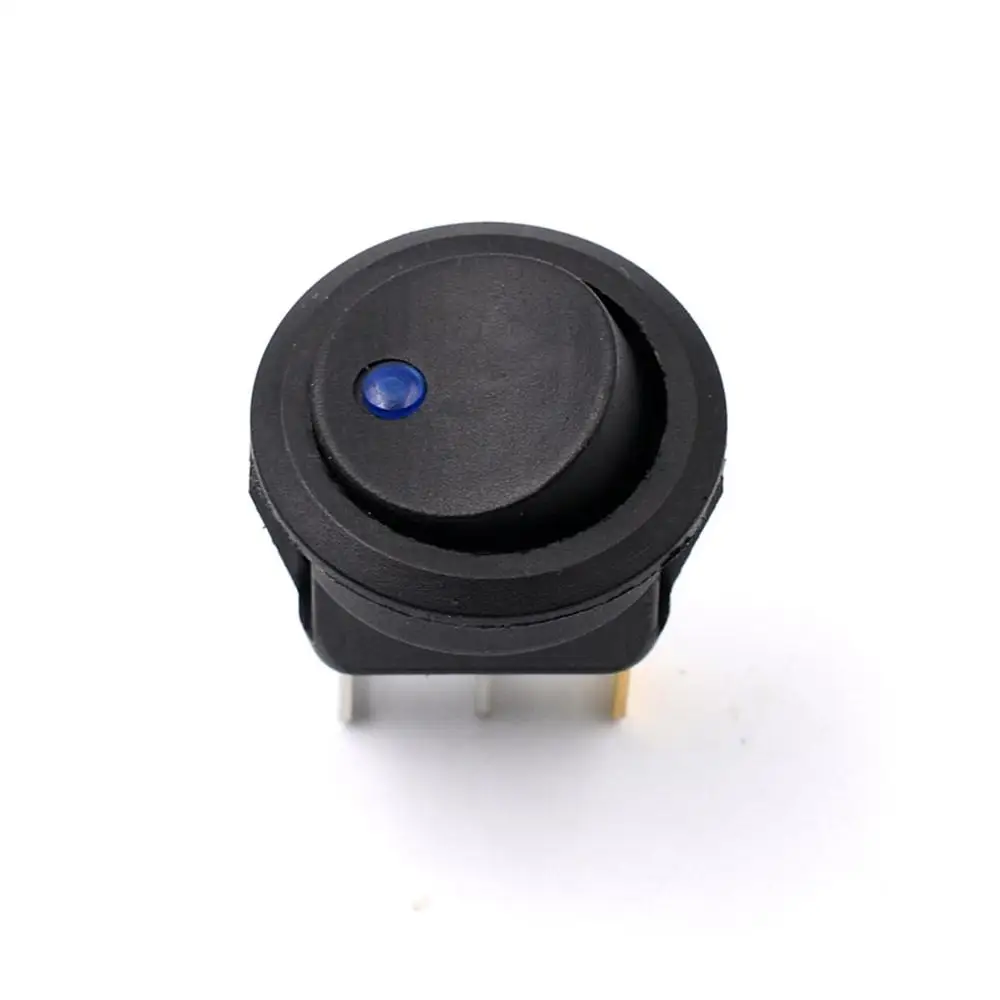 Многофункциональный водонепроницаемый автомобильный тумблер с овальным выключателем, светодиодный светильник, аксессуары для модификации лодки 12 В