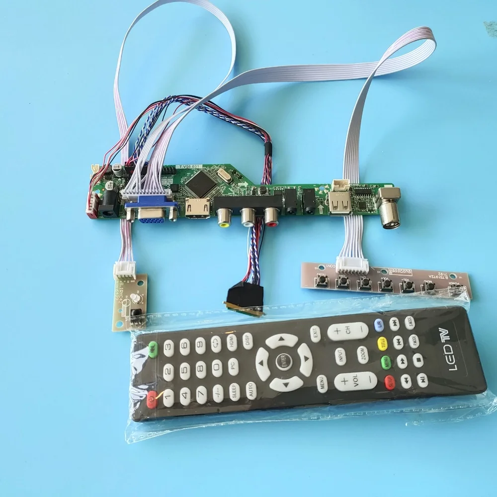 

Комплект для детской панели LVDS диагональю 14 ", 40 контактов, 1366x768, USB, HDMI, совместим с пультом дистанционного управления VGA, плата управления TV, AV, ЖК-дисплей