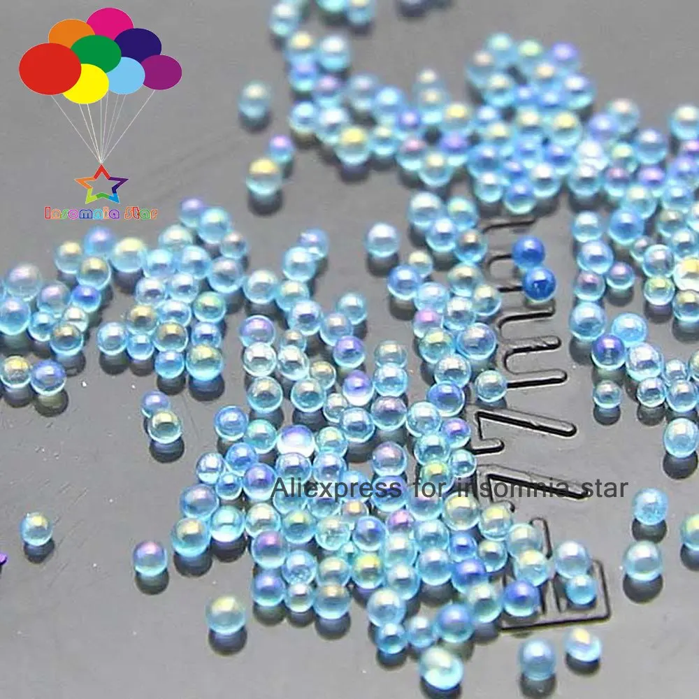 A-018 Light blue 12 г стеклянные тонкие 100000 шт тонкие бусины без отверстия 0,6 мм-1 мм бусины для нейл Арта шарики небольшие маленькие бусины - Цвет: A-018 Light blue