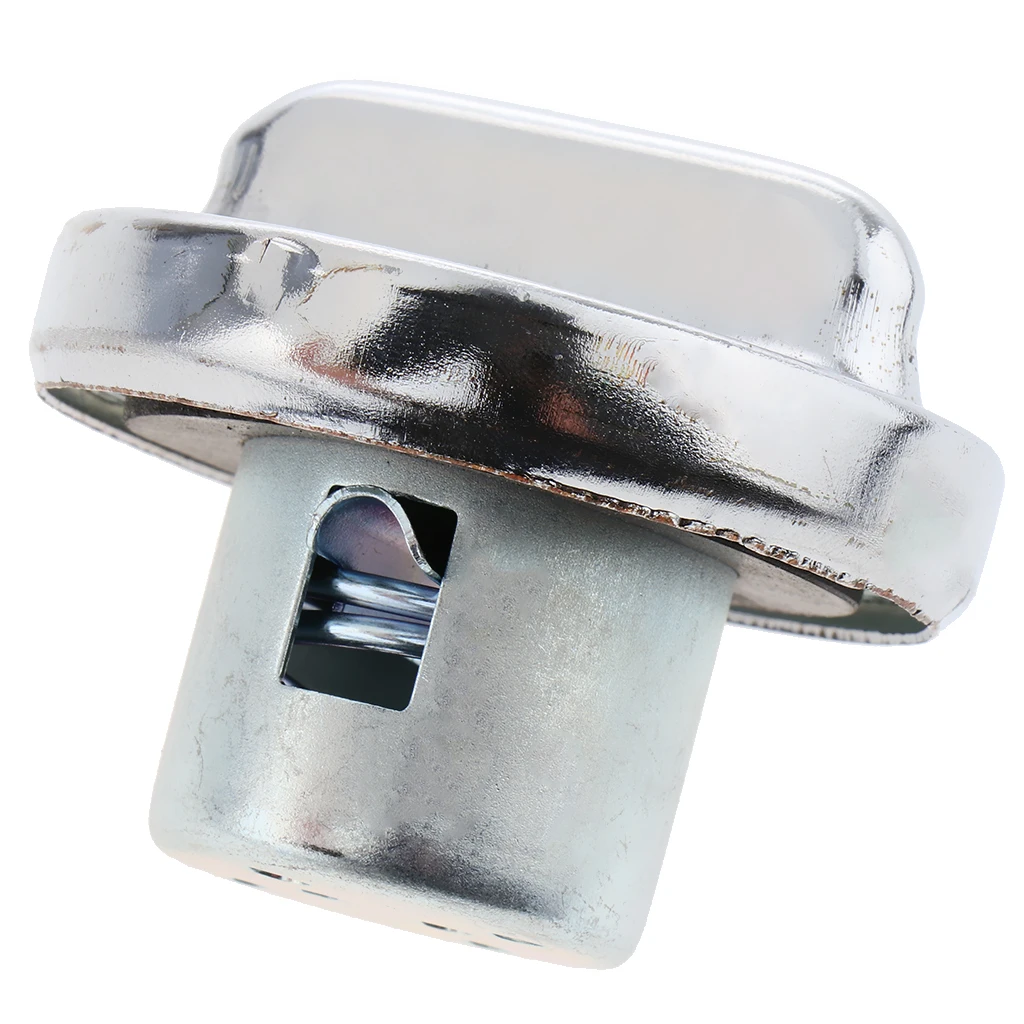 1×Silver Rustproof Chorme Fuel Gas Tank Cap For GY6125,Scooter,Dirt Bikes