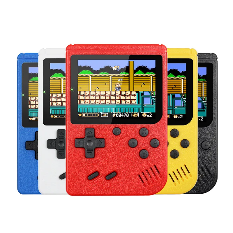 Retro Console Double Handheld Game Player Battery 3.0 Inch LCD Built-in 400 Video Games Gift for Kids Classic Videoconsolas