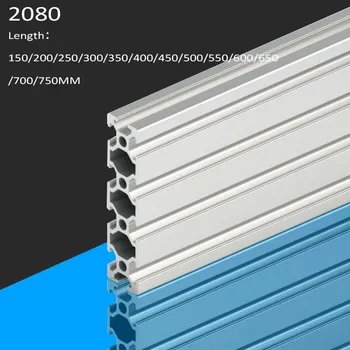 

3D Printer Parts 2080 Aluminum Profile European Standard Anodized Linear Rail Aluminum Profile 2080 Extrusion 2080 for cnc