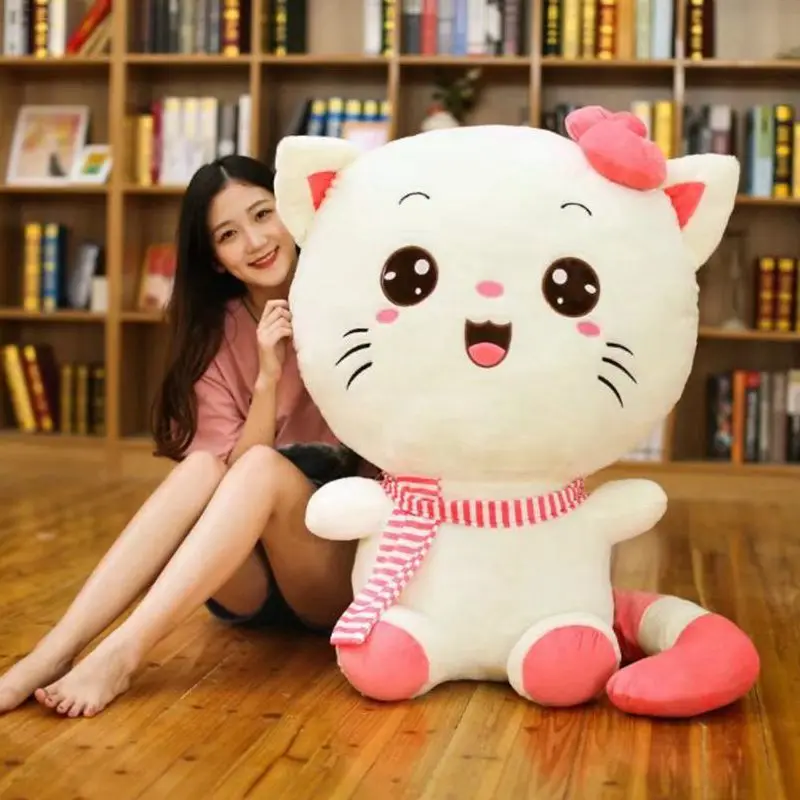 

Hot Selling New Products Big Cat Face Doll Creative Cartoon Plush Toys-Processing Customizable Recruit Agents