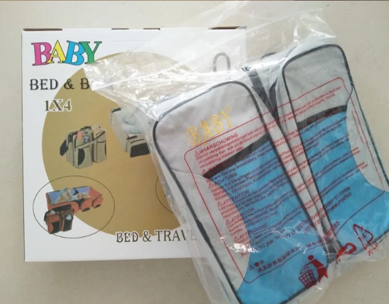 Дорожная складная кроватка для младенца сумка Портативная Материнская и сумка для ухода за младенцем многофункциональная Большая вместительная сумка для детской коляски для мам кроватка детское гнездо