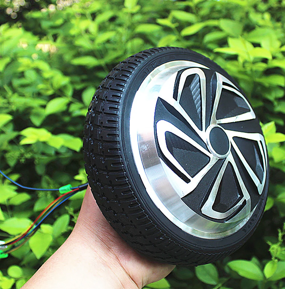 

Solid Tire Drive Wheel With DC24V Brushless Motor Diameter 170MM Shaft Diameter 16MM Y