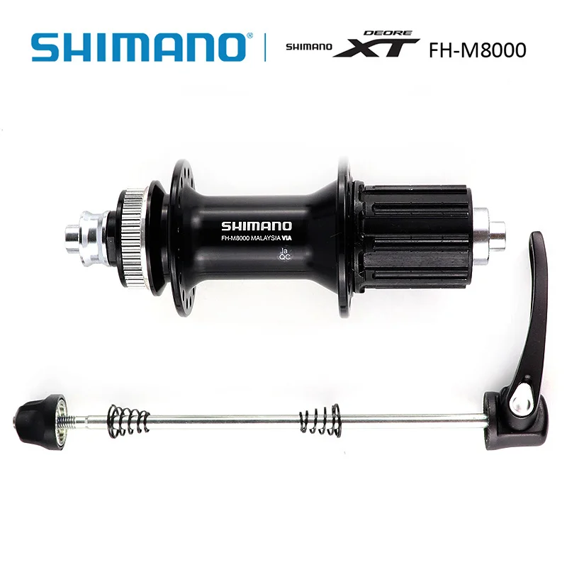SHIMANO Deore XT M8000 передняя Задняя Ступица FH HB Centerlock QR 10x135 мм 32 Отверстия MTB Bike Quick